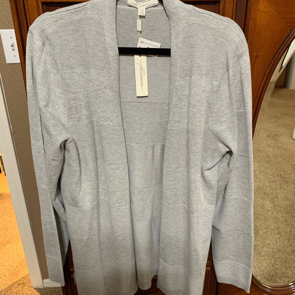 Gray Light Weight Cardigan